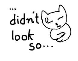 The interlude of the cat named RIN V7/EV sticker #1427449