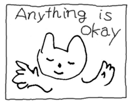 The interlude of the cat named RIN V7/EV sticker #1427456