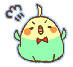 Is a Cuckatiels. sticker #1427827