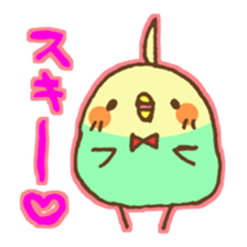 Is a Cuckatiels. sticker #1427830