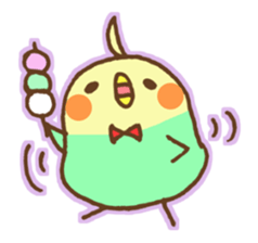 Is a Cuckatiels. sticker #1427854