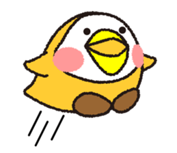 Peach owl sticker #1428377