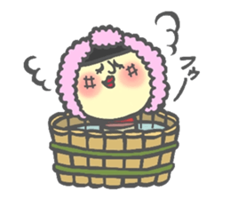 Japanese KOKESHI Doll's sticker #1428710