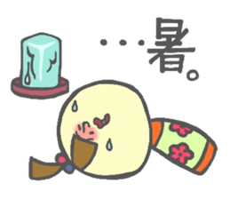 Japanese KOKESHI Doll's sticker #1428715