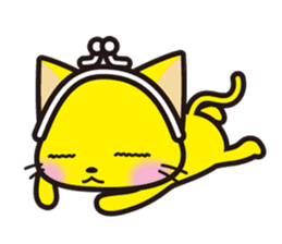 Wallet cat porch sticker #1429269