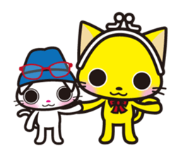 Wallet cat porch sticker #1429275