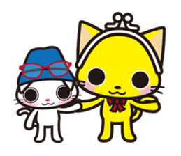 Wallet cat porch sticker #1429275