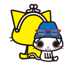 Wallet cat porch sticker #1429276