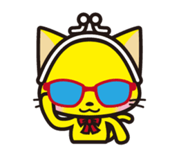 Wallet cat porch sticker #1429288