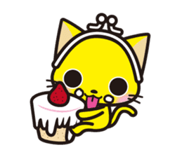 Wallet cat porch sticker #1429291