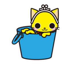 Wallet cat porch sticker #1429294