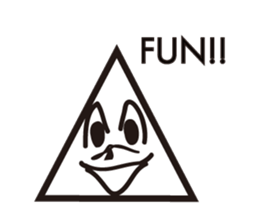 MR TRIANGLE sticker #1429358