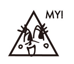MR TRIANGLE sticker #1429372