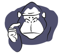 GorillaLa sticker #1429621