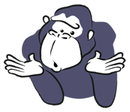 GorillaLa sticker #1429622