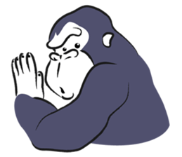 GorillaLa sticker #1429623