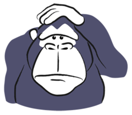 GorillaLa sticker #1429624