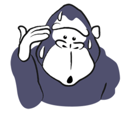 GorillaLa sticker #1429625