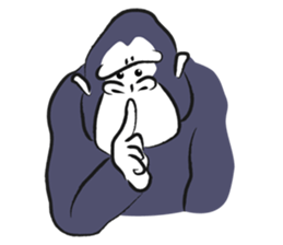 GorillaLa sticker #1429628