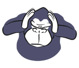 GorillaLa sticker #1429630