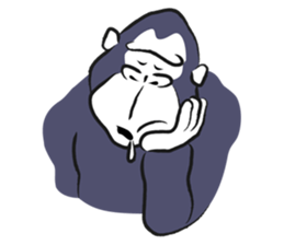 GorillaLa sticker #1429631