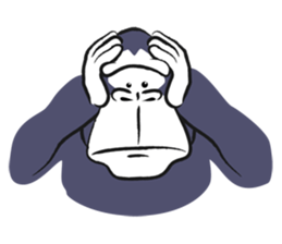 GorillaLa sticker #1429633