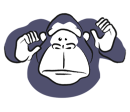 GorillaLa sticker #1429634