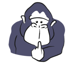 GorillaLa sticker #1429637