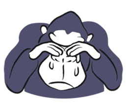 GorillaLa sticker #1429639