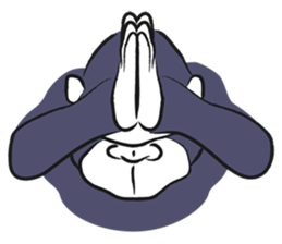 GorillaLa sticker #1429643