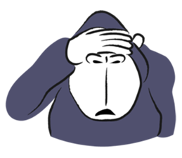 GorillaLa sticker #1429644