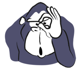 GorillaLa sticker #1429645