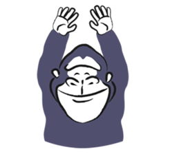 GorillaLa sticker #1429646