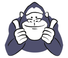 GorillaLa sticker #1429648