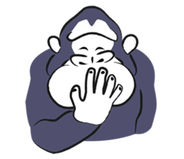 GorillaLa sticker #1429649