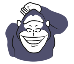 GorillaLa sticker #1429650