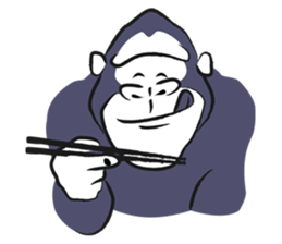 GorillaLa sticker #1429653