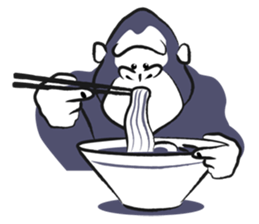 GorillaLa sticker #1429655