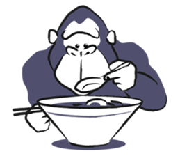 GorillaLa sticker #1429656