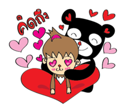 Little Monkey & Bad bear sticker #1429899