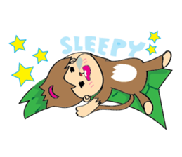 Little Monkey & Bad bear sticker #1429900