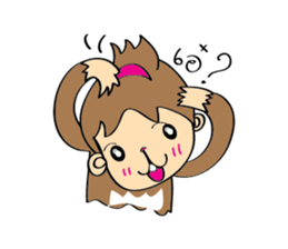 Little Monkey & Bad bear sticker #1429902