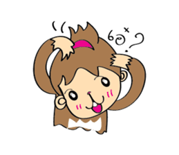 Little Monkey & Bad bear sticker #1429902