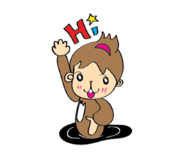 Little Monkey & Bad bear sticker #1429914