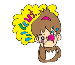 Little Monkey & Bad bear sticker #1429916