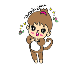 Little Monkey & Bad bear sticker #1429922