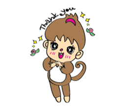 Little Monkey & Bad bear sticker #1429922