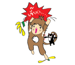 Little Monkey & Bad bear sticker #1429929