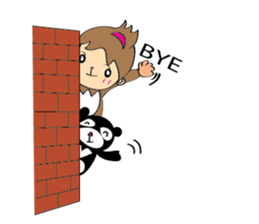 Little Monkey & Bad bear sticker #1429937