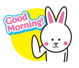 Rabbit ear piece sticker #1429987